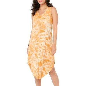 𝅺democracy tie dye sleeveless dress medium NWT